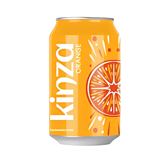 Kinza Orange 300ml Soft Drink – 24 Tin Pack