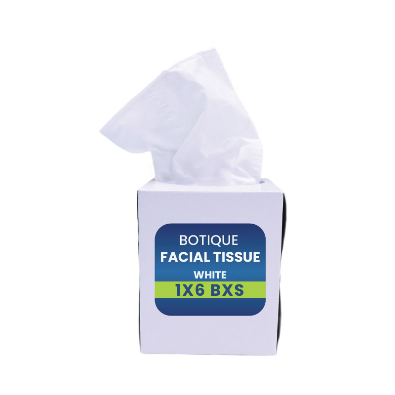 Boutique Facial Tissue – White, Black, Golden, Pink | 2-Ply Soft & Premium Tissue Box 1x6 PCS