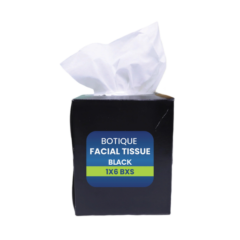 Boutique Facial Tissue – White, Black, Golden, Pink | 2-Ply Soft & Premium Tissue Box 1x6 PCS