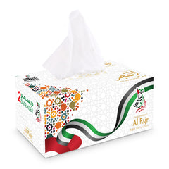 مناديل الوجه الطازجة 500 منديل مكون من طبقتين، 5 قطع