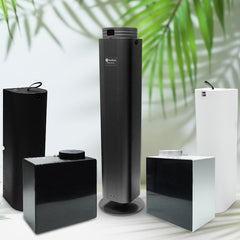 AURASYNC Aroma Diffuser Collection – 5 Models, Multiple Colors & Sizes (200ml–500ml) – Floor Standing, Digital, Tabletop & Wall Plug