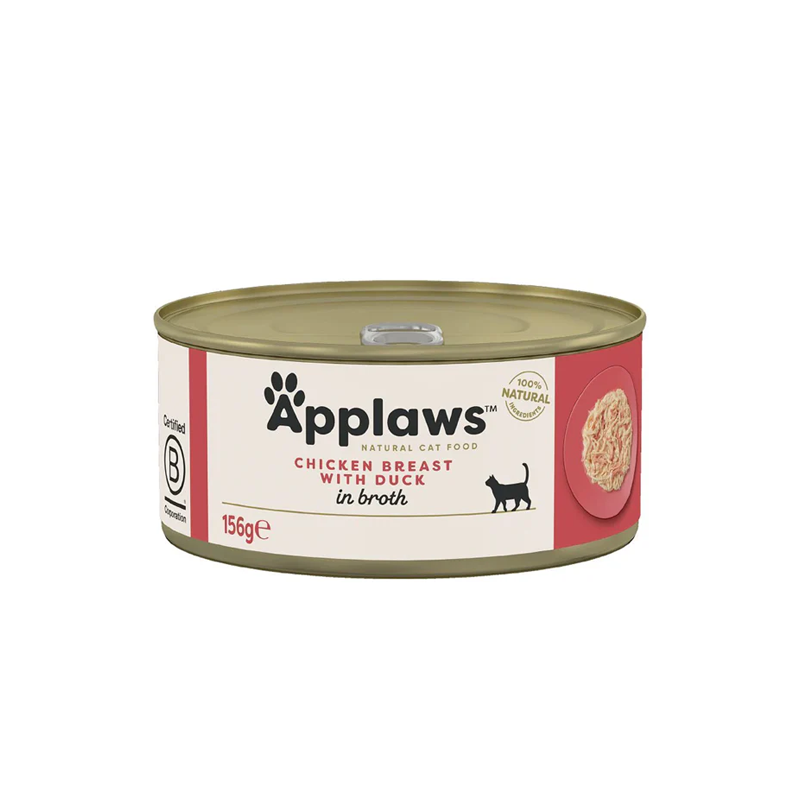 Applaws Chicken with Duck Adult Wet Cat Food 156g Tin