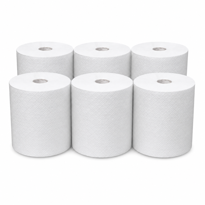 Autocut Tissue Roll Embossed Laminated 2 Ply 6 Pieces