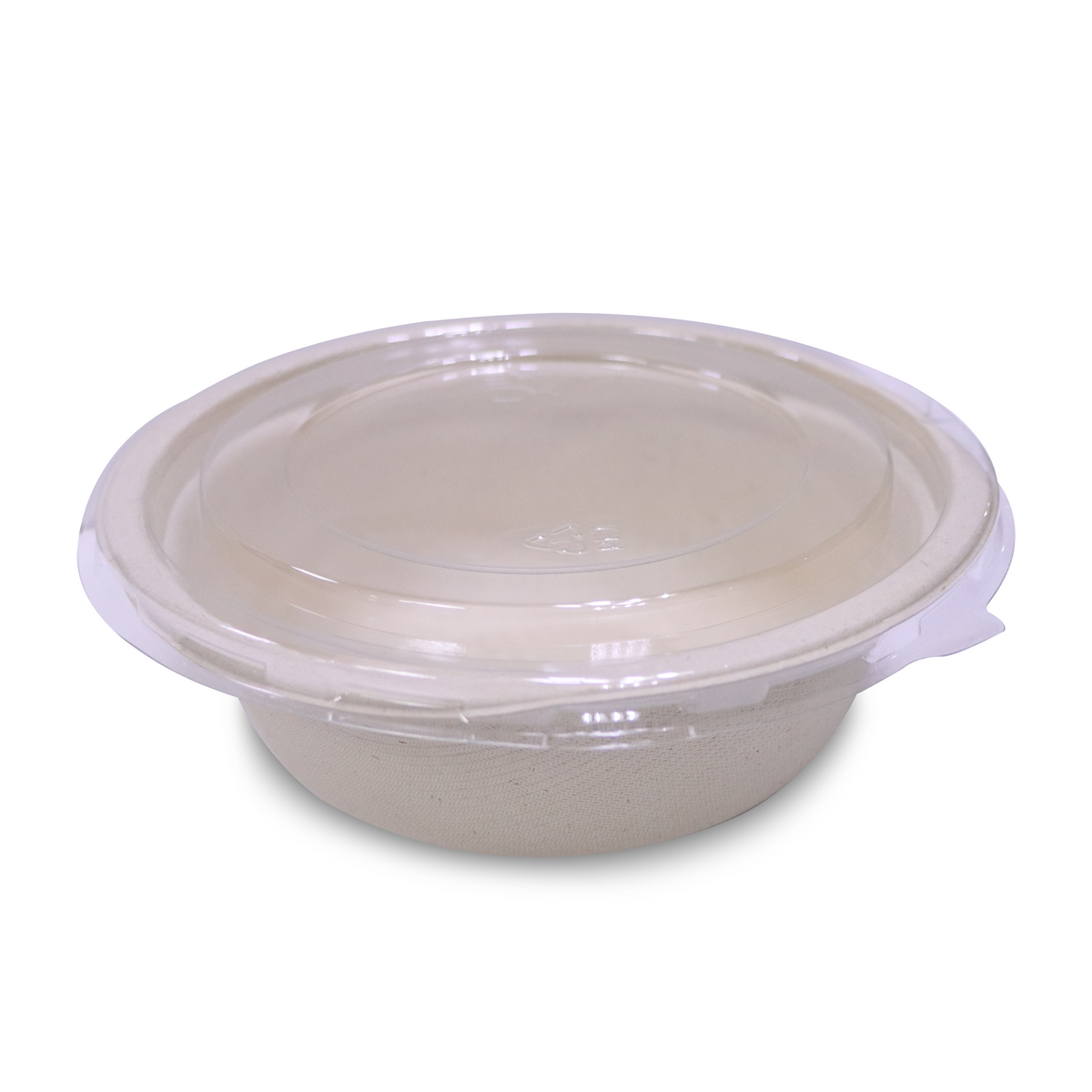 Bagasse Round Containers with Lids | CR12–CR40 | Eco-Friendly Takeaway Bowls | Bulk Pack