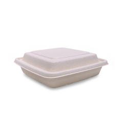 Bagasse Square Food Containers with PET, PP & Bagasse Lids – Eco-Friendly Packaging