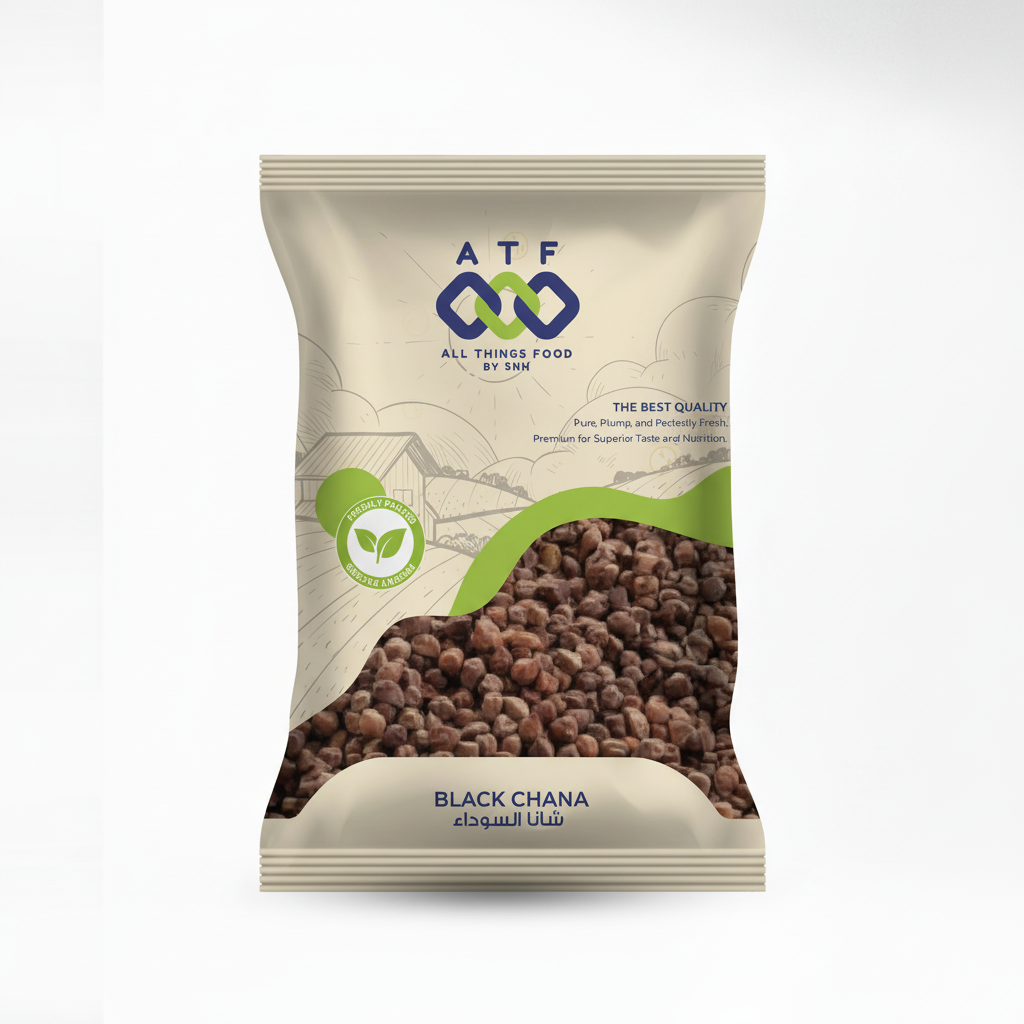 ATF Black Chana 1KG  Premium Quality Whole Pulses