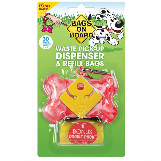 BOB Dispenser Bone Pink(30 bags)