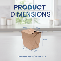 Brown Kraft Takeaway Boxes – Multiple Sizes | Bulk Packs for Food Packaging