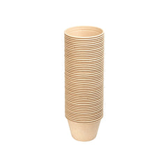 Bagasse Sauce Cup 4 Oz With Lid 50 Pieces