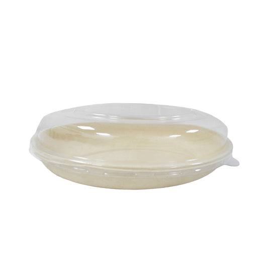 Bagasse Burrito Oval Bowl 24 Oz Pet Lid 600 Pieces - Your One Stop Solution UAE