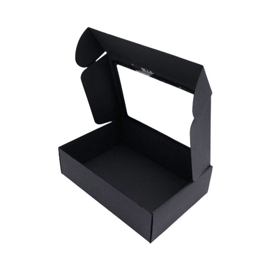 Black Large Meal Box With Window 1X200 Pieces - Your One Stop Solution UAE