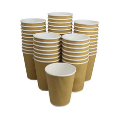 Ripple Coffee Cup 12 Ounce Without Lid 1X500 Pieces