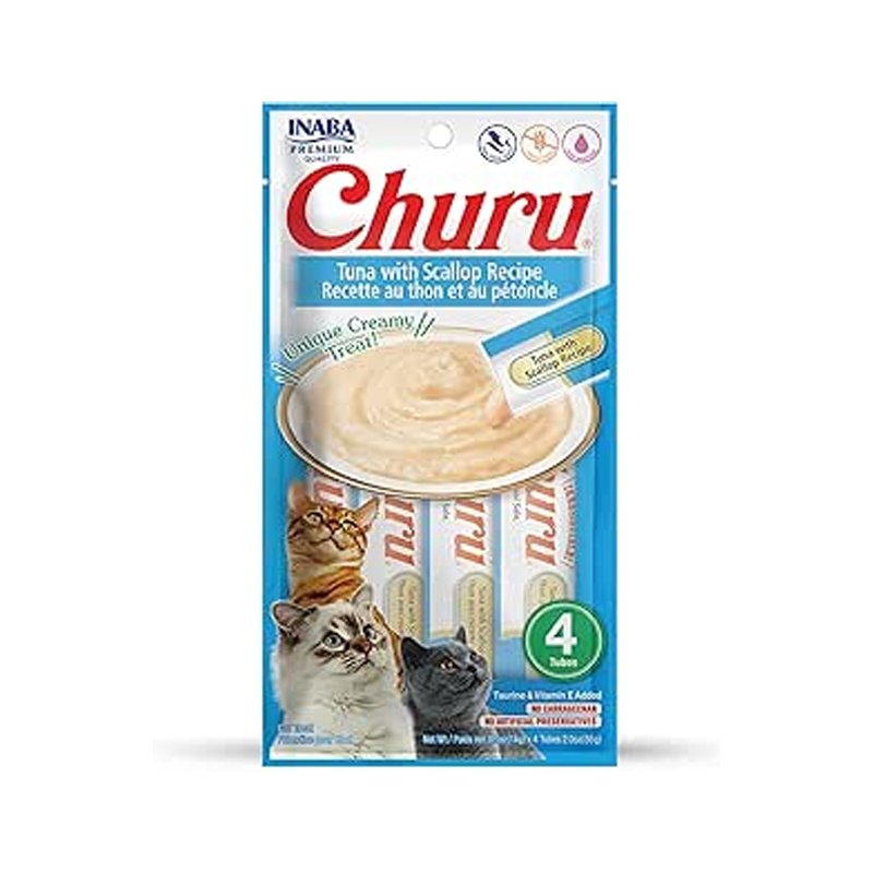 CHURU TUNA WITH SCALLOP 56 g/4 sticks per pack