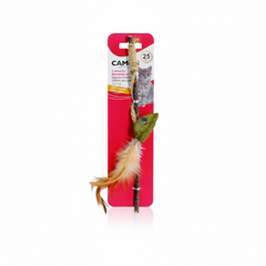 Camon Matatabi Fishing Rod 25Cm, with Catnip Mouse