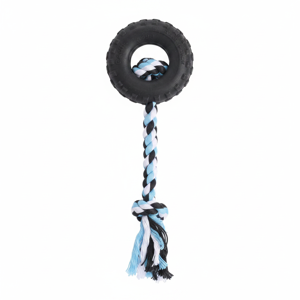Tpr Foam Tyre With Cotton Rope - Large