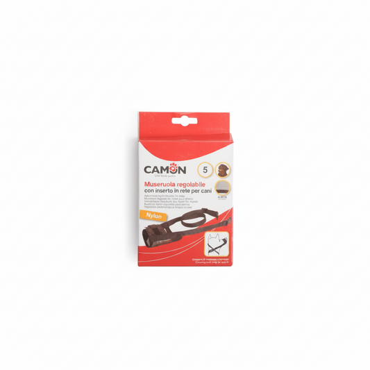 Camon Adjustable Nylon Dog Muzzle with Mesh - Xx-Large