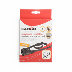 Camon Adjustable Nylon Dog Muzzle with Mesh -X-Large