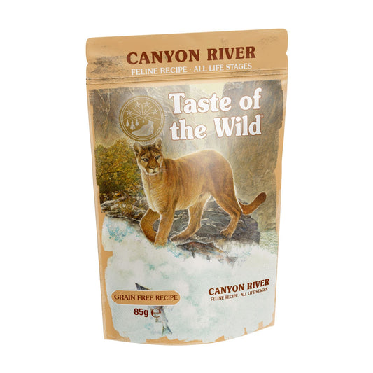 Taste of the Wild Canyon River Cat Pouch Chunks in Gravy – 85g
