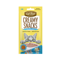 Cat Fest Creamy Snacks- Tuna With Caviar 4x10g
