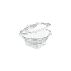 Clear Hinged Plastic Salad Bowl | Disposable Food Packaging