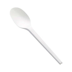 CPLA Individual Cutlery – Fork, Knife & Spoon (Black & White) – Biodegradable Disposable Tableware