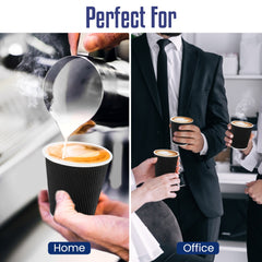 Ripple Coffee Cup 4 Ounce Black 1X1000 Pieces - Your One Stop Solution UAE