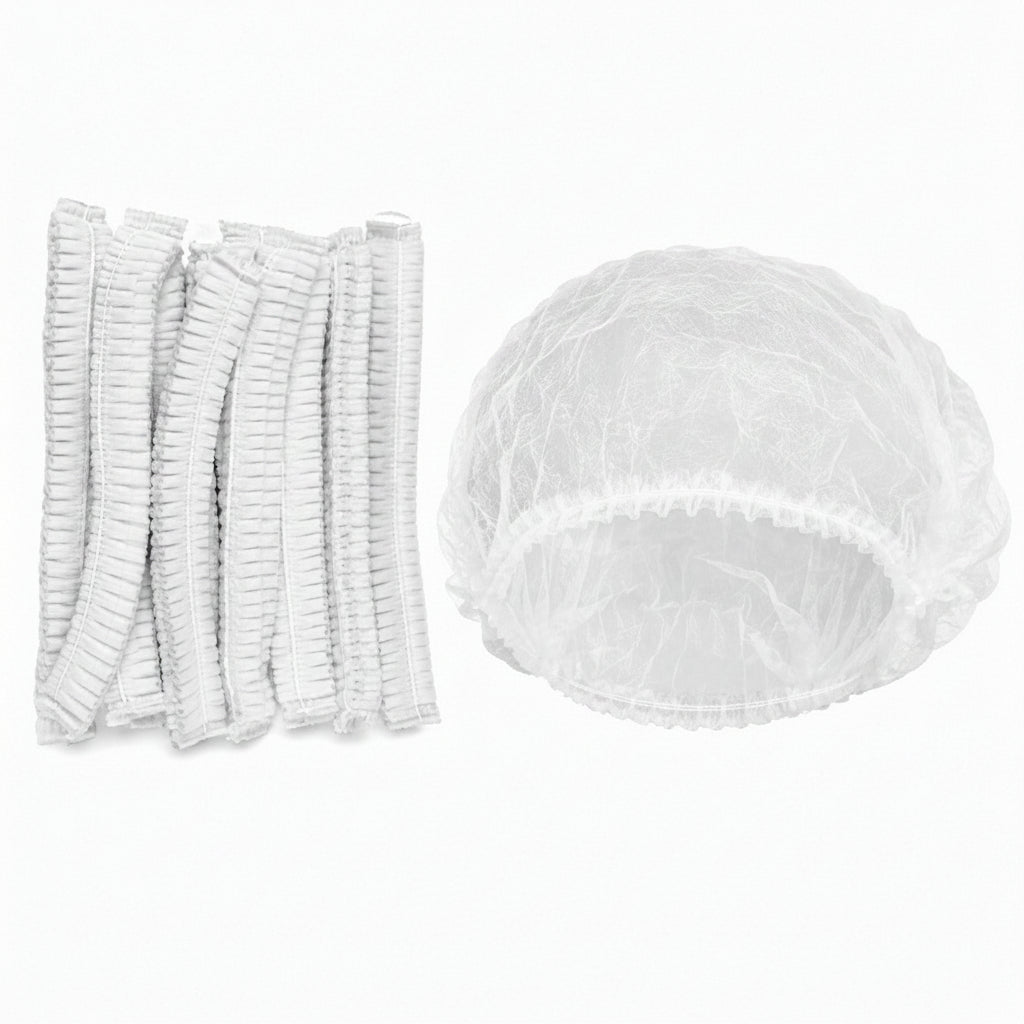 Disposable elastic hair net for kitchens, restaurants and catering use