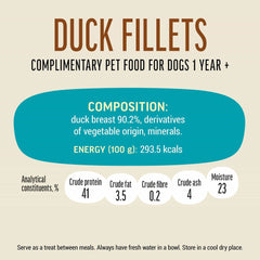 Dog Fest Duck Fillets For Adult Dogs - 90g
