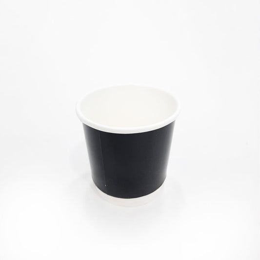 Double Wall Coffee Cup Black Without Lid