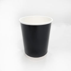 Double Wall Coffee Cup Black Without Lid