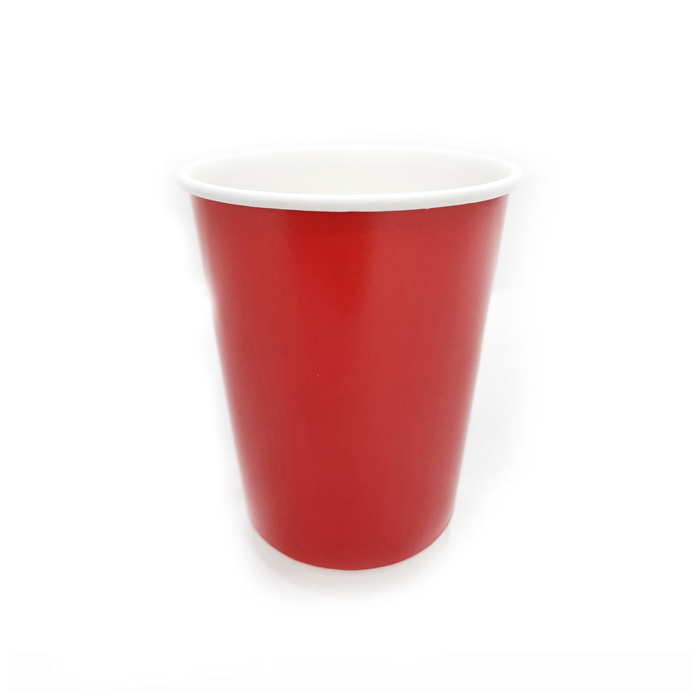 Double Wall Coffee Cup Red Without Lid 25 Pieces