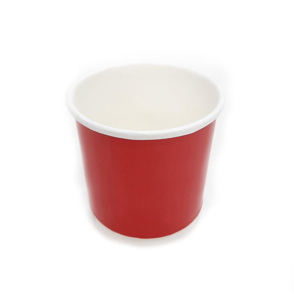 Double Wall Coffee Cup Red Without Lid 25 Pieces