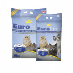 Eurolitter Premium Cat Litter – Unscented - 15KG