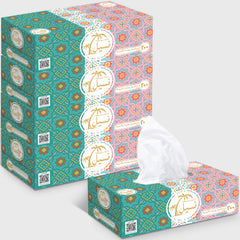 Fasil Facial Tissue – 200 Sheets 1-Ply | Soft Disposable Facial Tissues