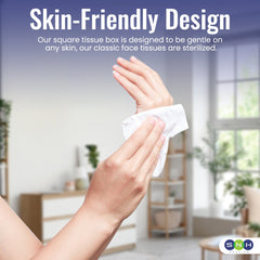 Fresh Facial Tissue 200 Sheet Pack of 5 Pieces