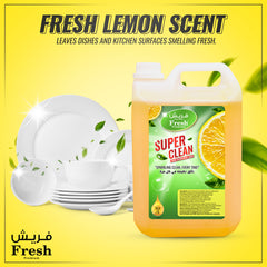 SNH Fresh Lemon Dishwash Liquid 5 Liter