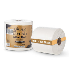 Fresh Maxi Roll 800 Grams 2 Ply Embossed Single Pack