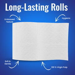 Fresh Maxi Roll 700 Grams 2 Ply Embossed Single Pack