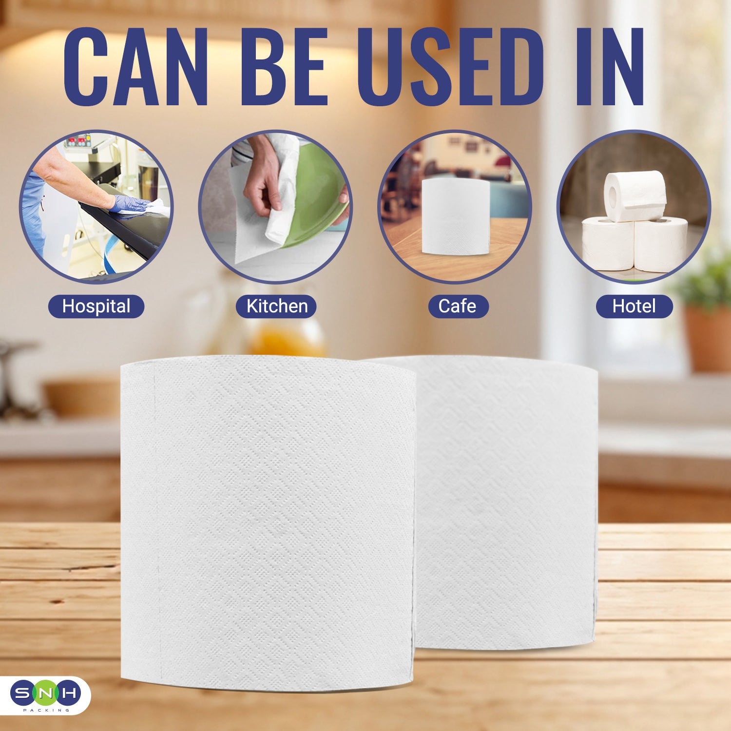 Fresh Maxi Roll 600GM 2 Ply Embossed Pack of 6 Pieces