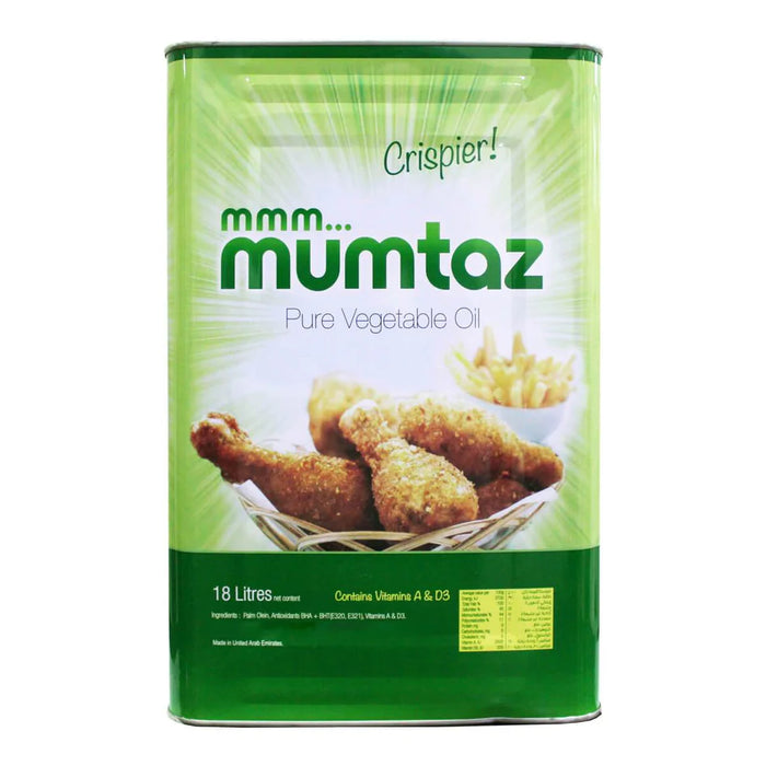 Mumtaz Pure Vegetable Cooking Oil, UAE  18LTR