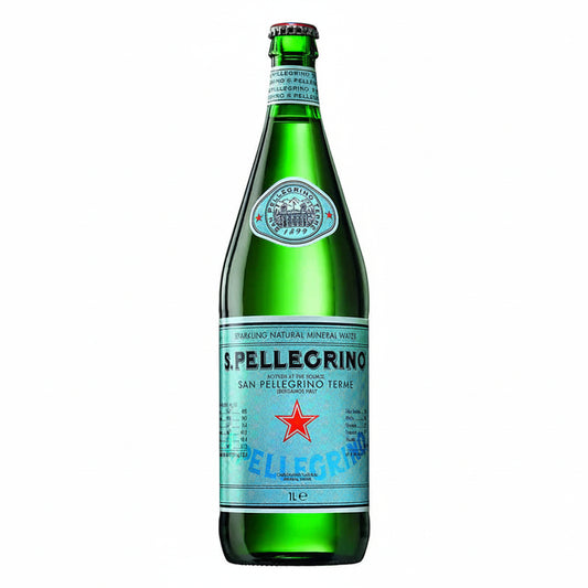 san pellegrino sparkling water glass bottle 500LTR