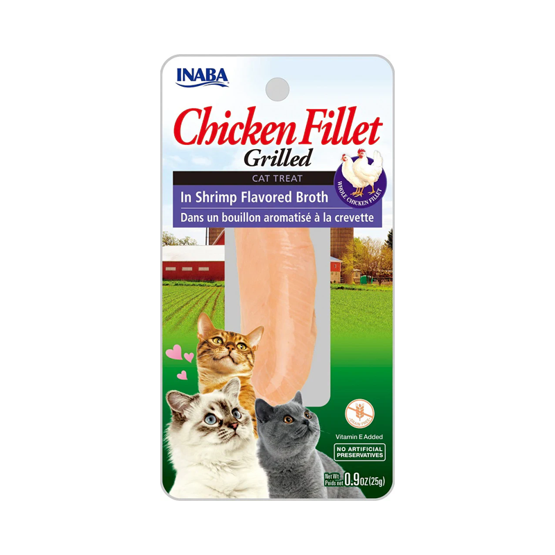 INABA CHICKEN IN SHRIMP BROTH 25g /per Pc