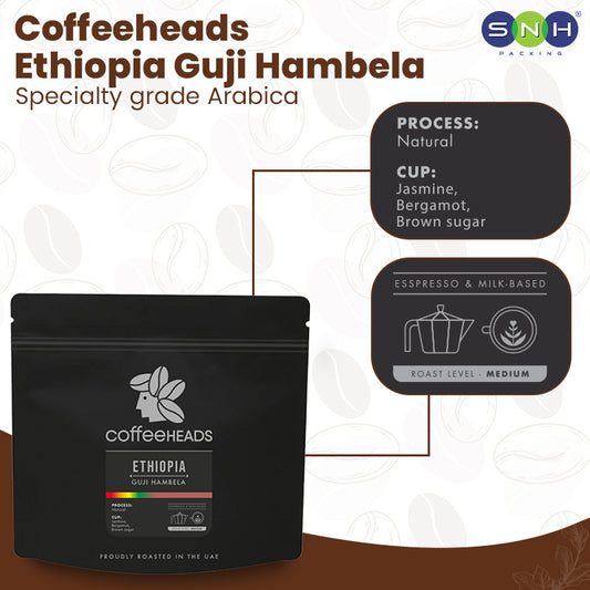 Coffeeheads Ethiopia Guji Hambela Premium Arabica Coffee Beans