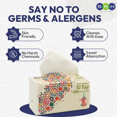 Al Fajr Nylon Tissue 300x2PLY (Total 600 Sheets)  5BXS PKT