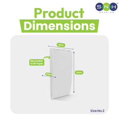 Paper Bags Flat Bottom | 4 KG | Eco-Friendly Takeaway Bags