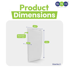 Paper Bags Flat Bottom | 4 KG | Eco-Friendly Takeaway Bags