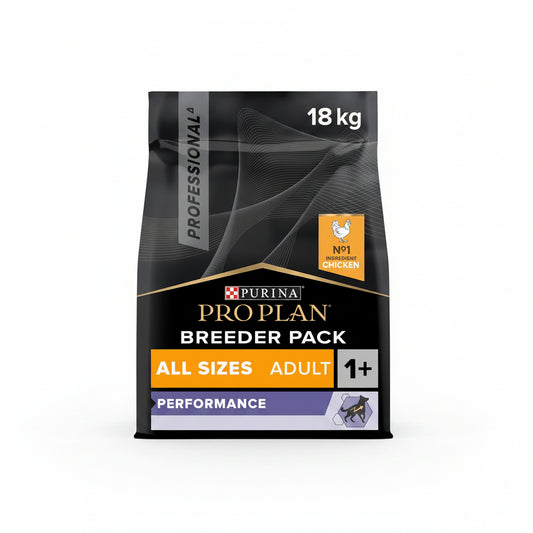 Purina Pro Plan Performance Adult All Size Dry Dog food with Chicken, 18 kg