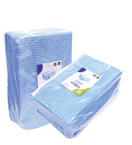 SNH – J Cloth Sheet Blue 30×50 cm | 50pcs x 1pkt | Cleaning & Wiping Supplies