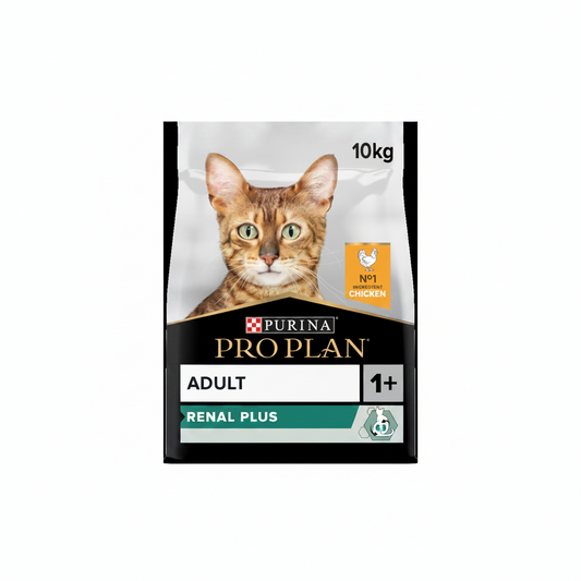Purina Pro Plan Adult Renal Plus Everyday Dry Cat Food with Chicken, 10 kg