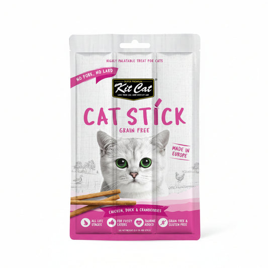 Kit Cat Grain Free Cat Stick Chicken Duck & Cranberries 15g